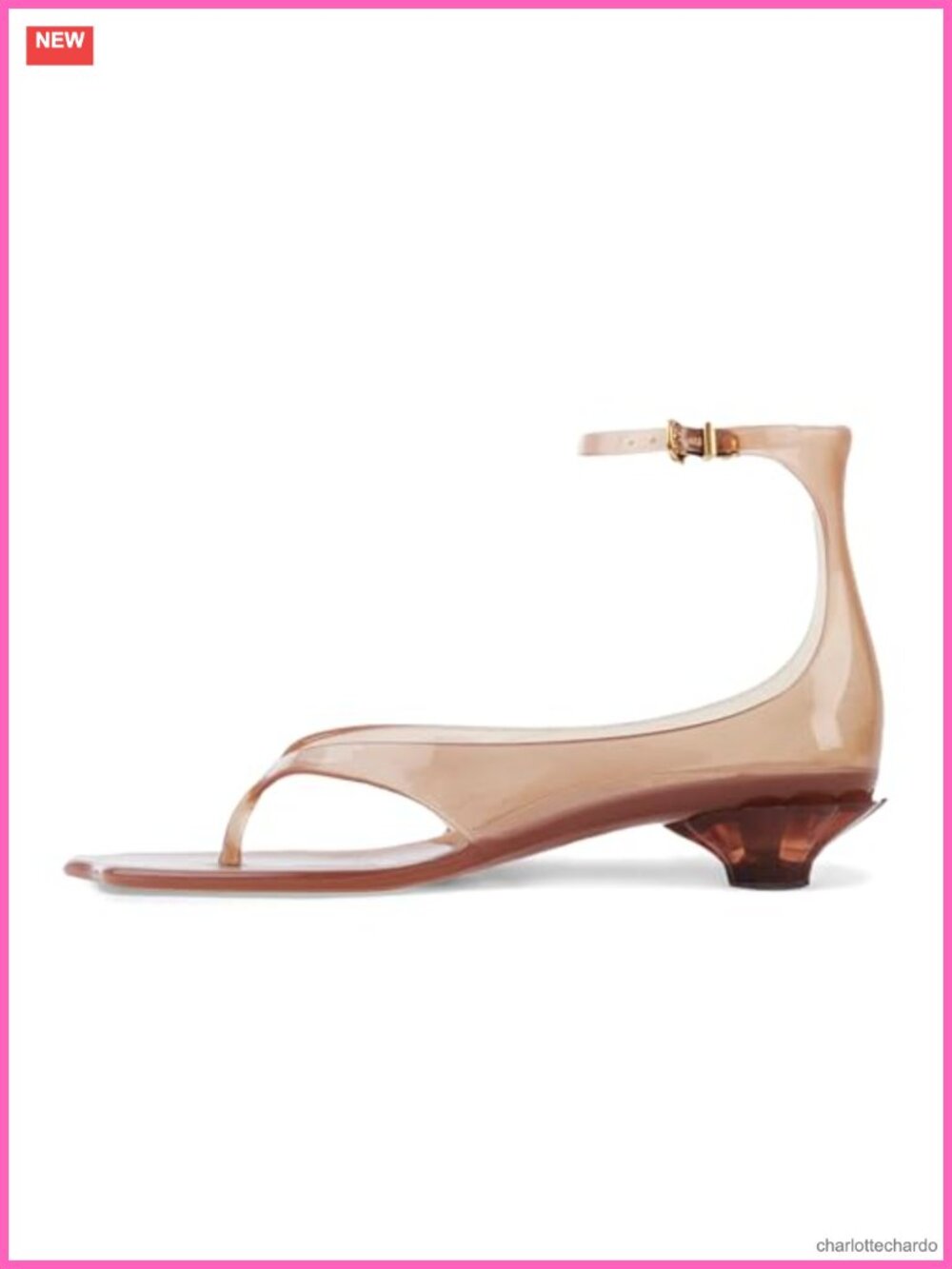 Clear Jelly Kitten Heel Sandals, Ankle Strap Thong Heels, Summer Dress Shoes